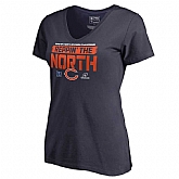 Women Bears Navy 2018 NFL Playoffs Reppin' The North T-Shirt,baseball caps,new era cap wholesale,wholesale hats